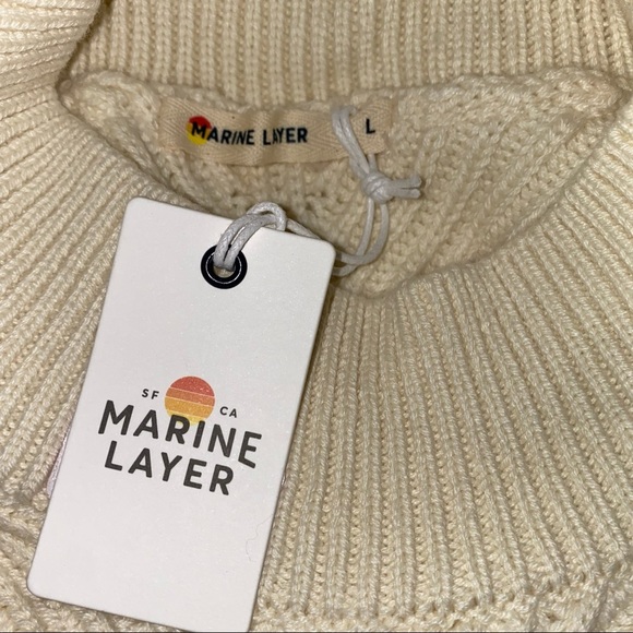 Marine Layer Turtleneck Sweater NWT - Picture 6 of 9